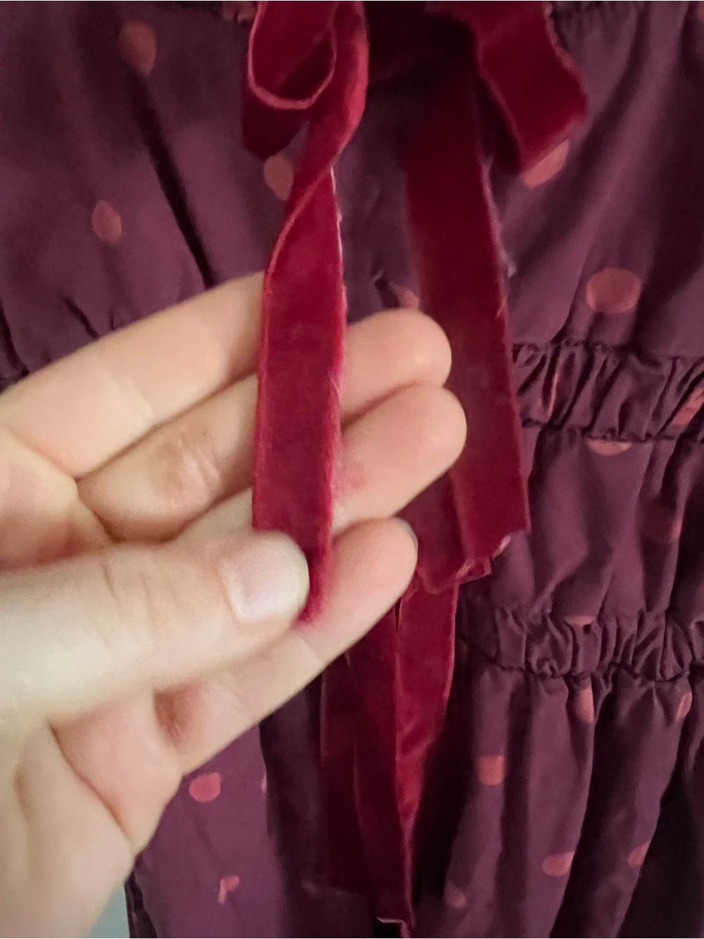 Damson Madder Dakota Bow Midi Dress, size UK 8 or US 4 - Picture 5 of 9